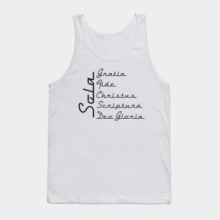 The Five Solas Retro Tank Top